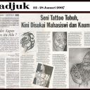 Seni Tattoo Tubuh,Kini Disukai Mahasiswi dan Kaum Ibu