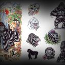 45 animals Doc Kent Kent Tattoo