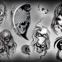 48 Black~grey Doc Kent Kent Tattoo