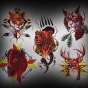 45 animals Doc Kent Kent Tattoo