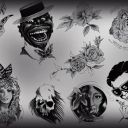 48 Black~grey Doc Kent Kent Tattoo