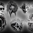 48 Black~grey Doc Kent Kent Tattoo