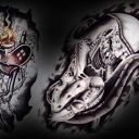 48 Black~grey Doc Kent Kent Tattoo