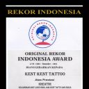 ORI REKOR Lukis Sidik Jari Kent Tattoo Dan Erica 24 Desember 2016
