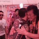 SHAKES HANDS WITH INDONESIAN VICE PRESIDENT HARLEY DAVIDSON