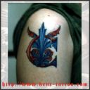 Tattoo Huruf kapital