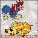 Ayam Jago Dan Babi Simbol