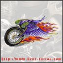 Roda Dan Sayap Tattoo 