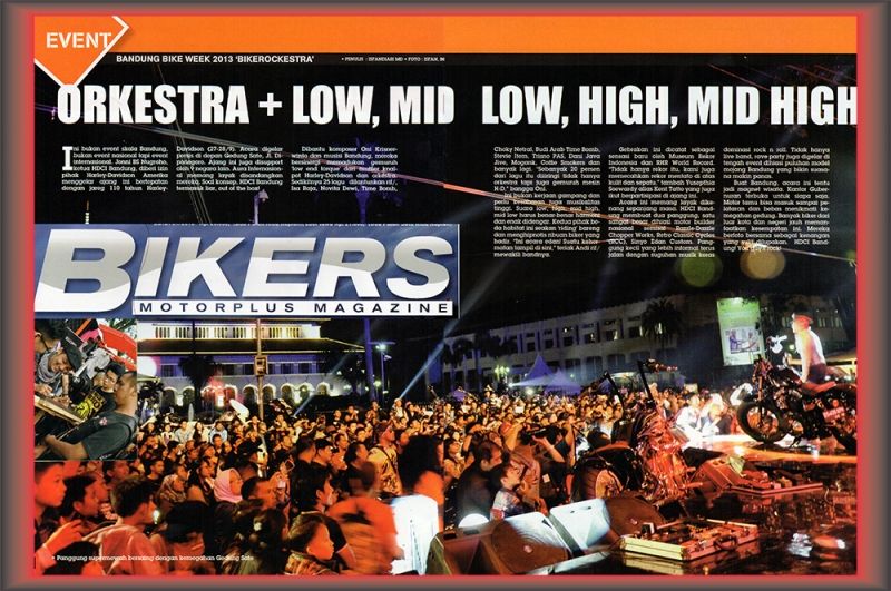 BANDUNG BIKE WEEK 2013 (BIKEROCKESTRA + LOW, MID LOW, HIGH, MID HIGH)
