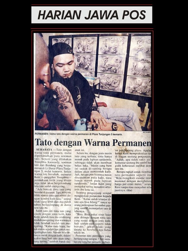 TATO DENGAN WARNA PERMANEN