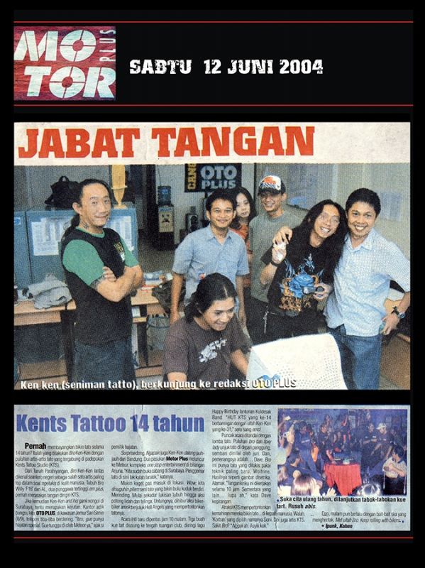 KENT TATTOO 14 TAHUN