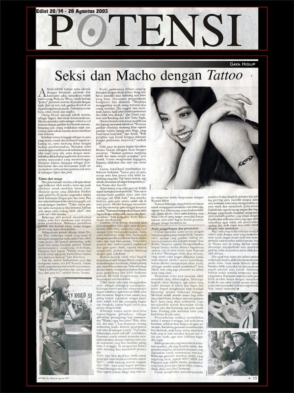 SEKSI DAN MACHO DENGAN TATTOO