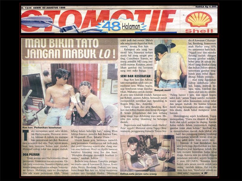 MAU BIKIN TATTO JANGAN MABUK LO !