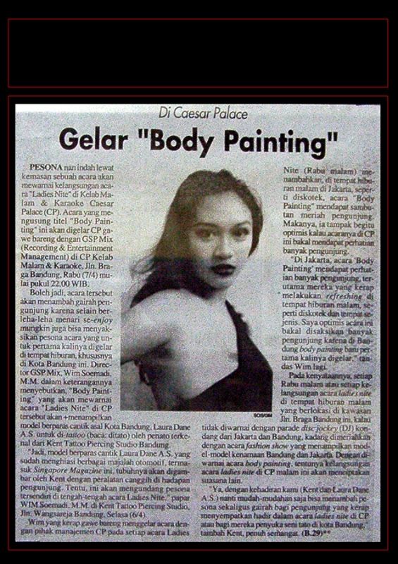 GELAR BODY PAINTING