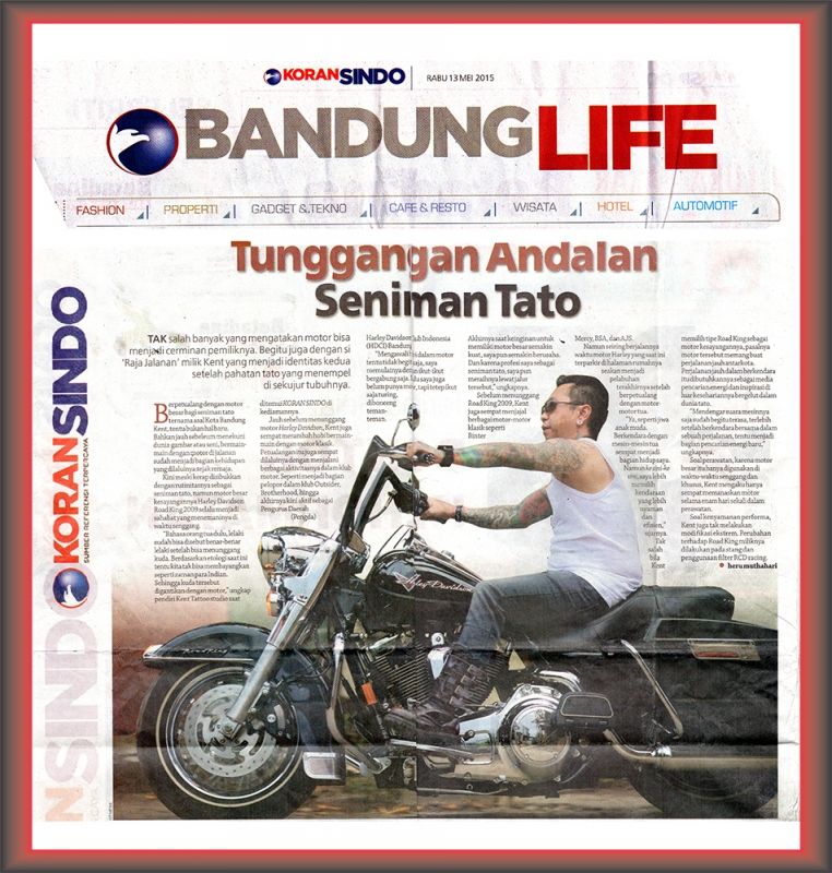 TUNGGANGAN ANDALAN SENIMAN TATTOO