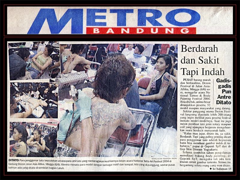 BERDARAH DAN SAKIT TAPI INDAHGADIS-GADIS PUN ANTRE DITATO