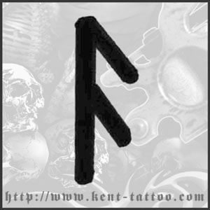 ANSUZ TATTOO SYMBOL 