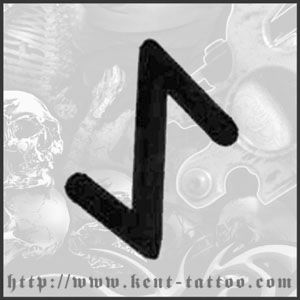 EIHAWZ TATTOO SYMBOL 