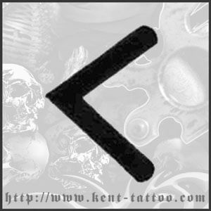 KENAZ TATTOO SYMBOL 