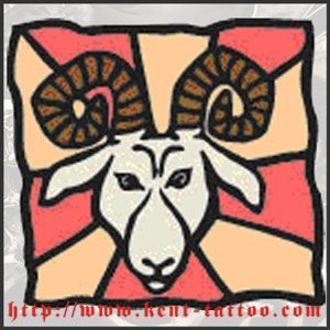 ARIES TATTOO SYMBOL