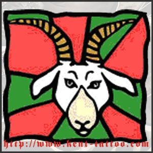 CAPRICORN TATTOO SYMBOL 