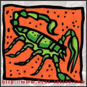SCORPIO TATTOO SYMBOL 